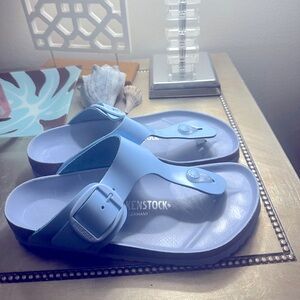 BIRKENSTOCK DUSTY BLUE - GIZEH BIG BUCCKLE